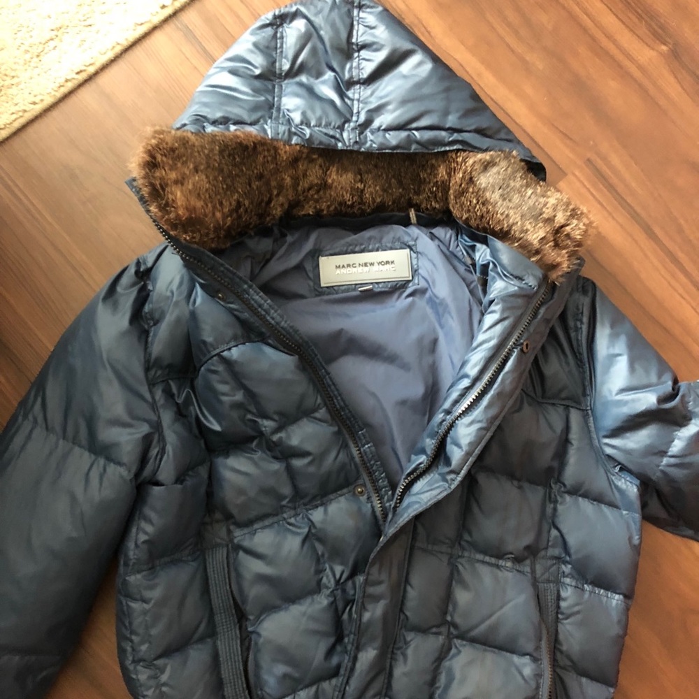 Marc New York Puffy Jacket With Hood